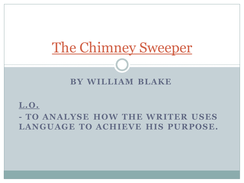 Comparing "Timothy Winters" and "The Chimney Sweeper"