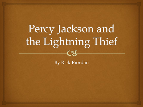 Percy Jackson and the Lightning Thief: Mythology Context