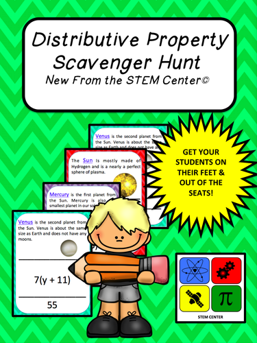 Distributive Property Scavenger Hunt