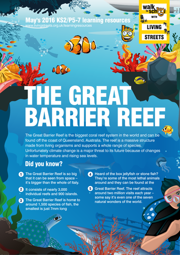 WOW May 2016 - Great Barrier Reef KS2