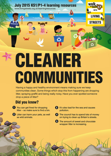 WOW July 2016 - Cleaner Communities - KS2/ P5-7