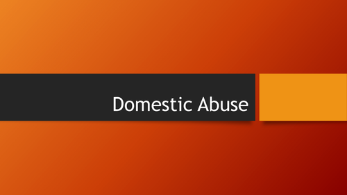 Domestic Abuse