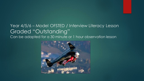 OFSTED / INTERVIEW OUTSTANDING LITERACY LESSON - STORY ANECDOTES - YEAR 4/5/6