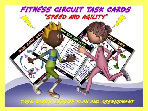 Fitness Circuit Task Cards- “Speed and Agility”