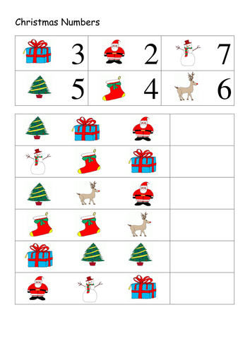 Christmas Maths Worksheet Tes