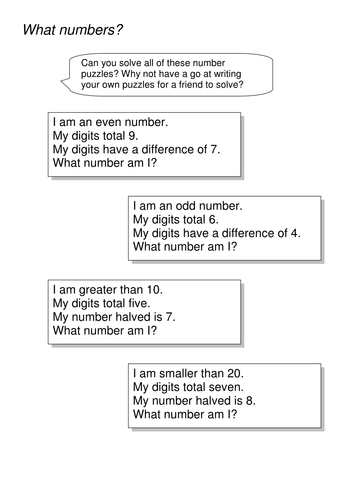 Investigating number 