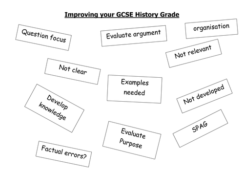Improve your GCSE History Grade