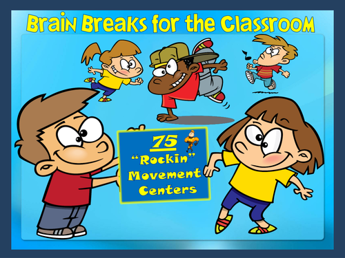 Brain Breaks for the Classroom - 75 "Rockin" Movement Centers