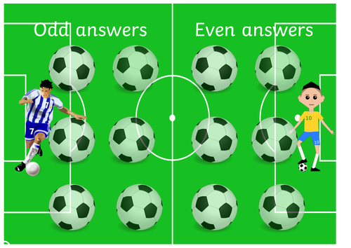 double and halving game to 24... euro2016 Foot ball Year 1 Year 2 Maths