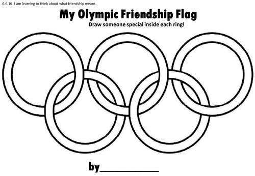 Olympic Friendship Flag