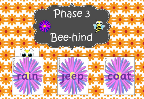 Phonics Phase 3 - Bee-hind
