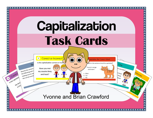 Capitalization Task Cards