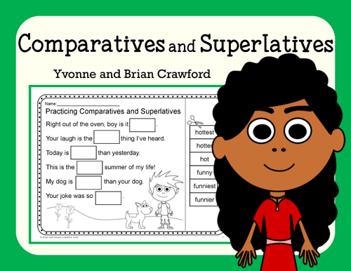 Comparatives and Superlatives NO PREP Printables