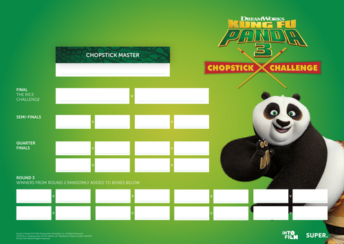 Kung Fu Panda 3 - Chopstick Challenge