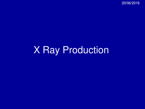 X-ray powerpoint presentation