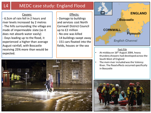 England Flood differentiated information sheets