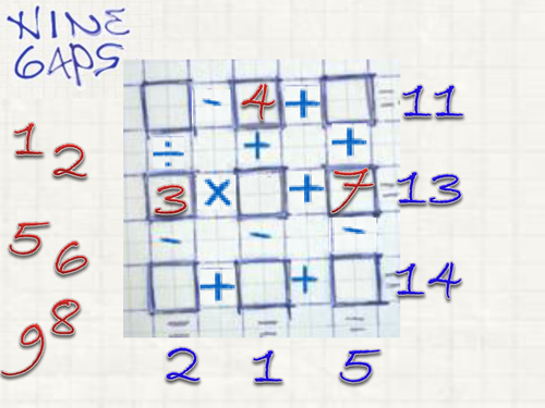 Quick Maths puzzles
