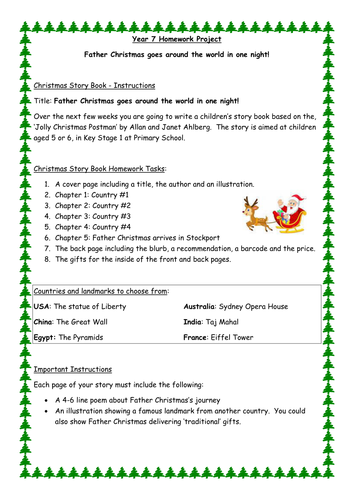 English Key Stage Three Homework Project Bundle (Year 7) | Teaching ...