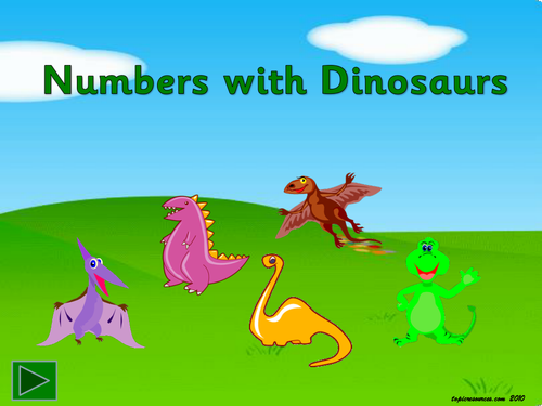 Numbers with Dinosaurs Early Years Maths Bundle