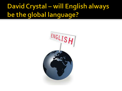 Language Diversity and Change - new AQA English Language A Level (20th and 21st century English use)