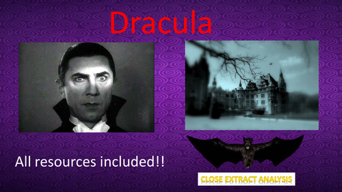 Dracula Extract Lesson