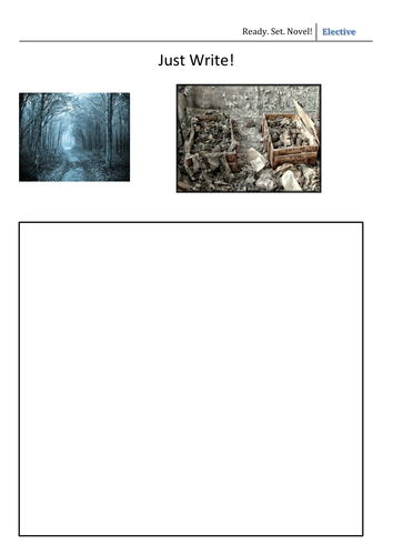 Creative Writing workshop #4 - creating effective settings