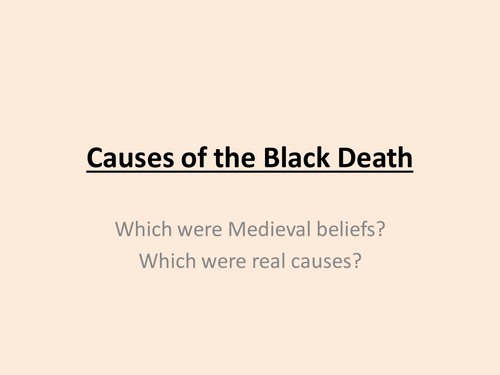 Black Death - causes and treatments