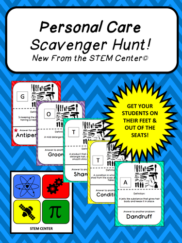 Physical Health: Personal Appearance SCAVENGER HUNT!