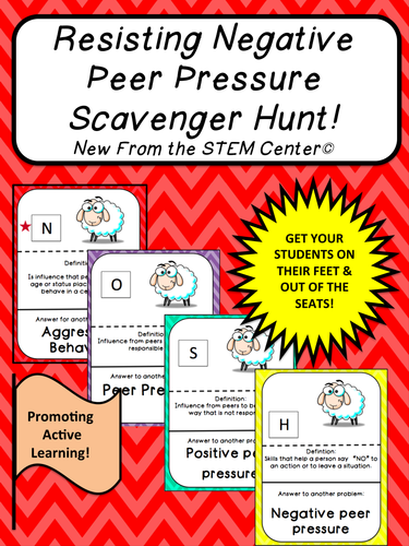 Mental and Emotional Health: Scavenger Hunt