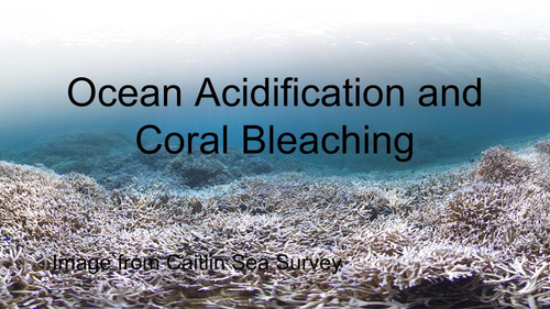 Coral Bleaching and Ocean Acidification #GoogleExpedition 12th Grade Marine Biology 