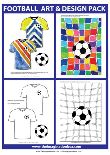 Football, sport themed  art, design and classroom decor resource