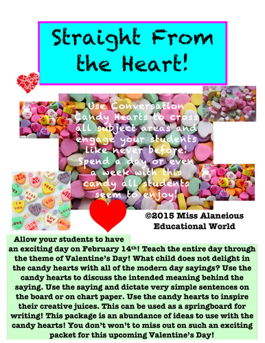 Math and Literacy Valentine's Month Problem Solving and Writing Activities!