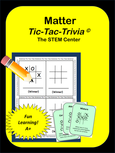 Matter: Tic-Tac-Trivia Board Game