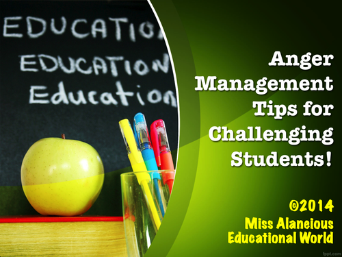 Classroom Management: Anger Management Training Material for Kiddos!