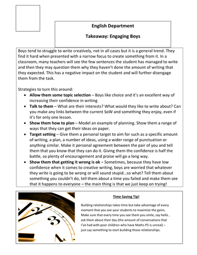 Teaching and Learning: English Takeaways for Vulnerable Groups