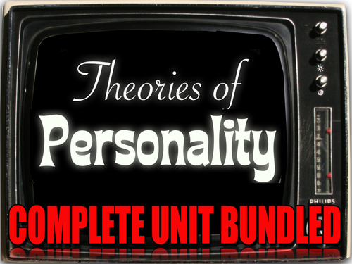 Psychology: Personality Unit - PPTs, Worksheets, Assessment & Video Links