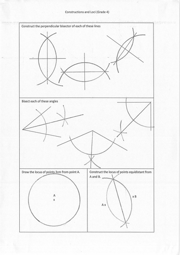 Construction and Loci Lesson