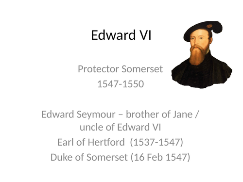 Edward VI - spaced learning overview activity