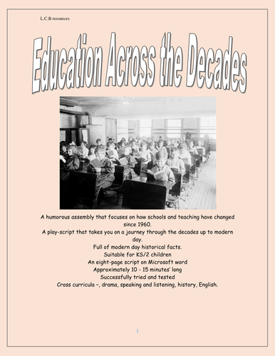 'Education Across the Decades' assembly