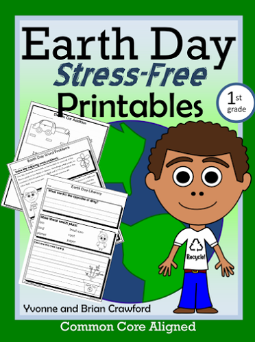 Earth Day NO PREP Printables - First Grade Common Core
