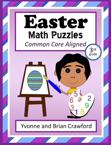 Easter Common Core Math Puzzles - 3rd Grade