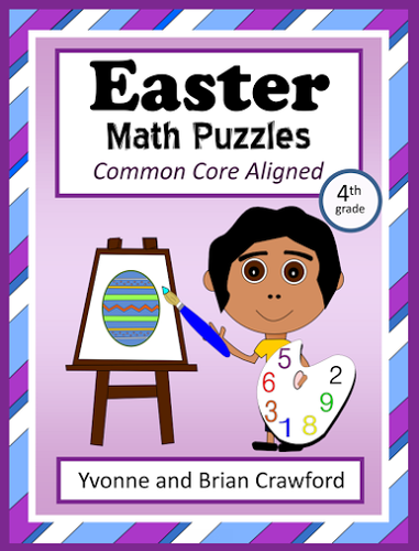 Easter Common Core Math Puzzles - 4th Grade