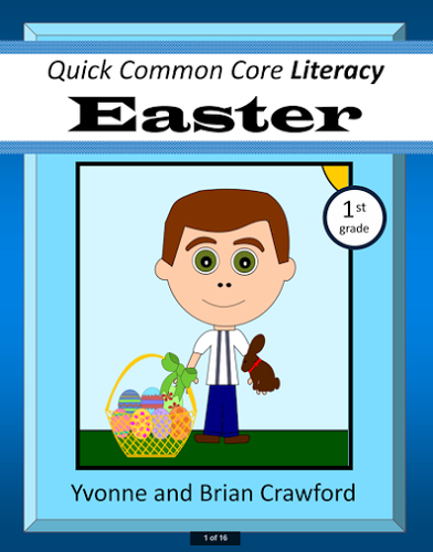 Easter No Prep Common Core Literacy (first grade)