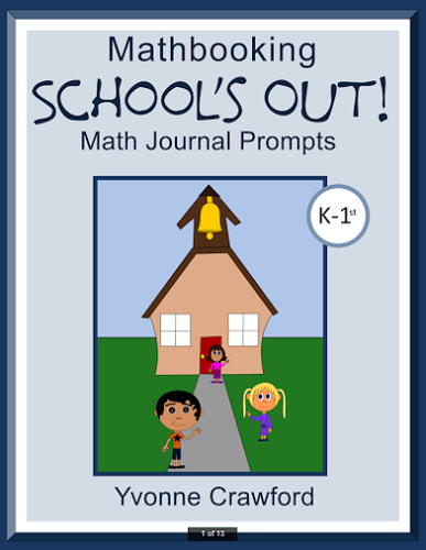 End of the Year Math Journal Prompts (kindergarten & 1st grade)