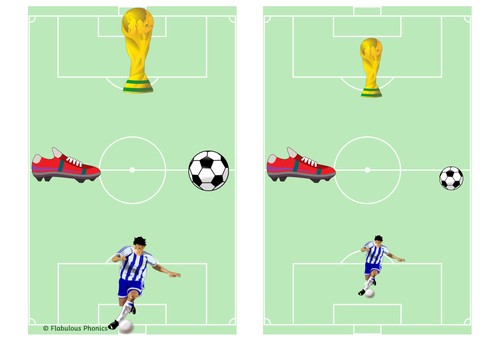 Football clock and position and direction cards Year 1. clock 