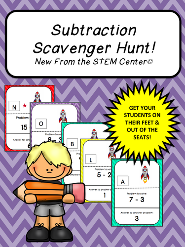 Subtraction: Scavenger Hunt