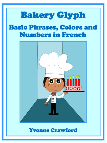 French Basic Phrases, Colors and Numbers Glyph