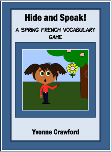 French Spring Vocabulary - Hide and Speak Game