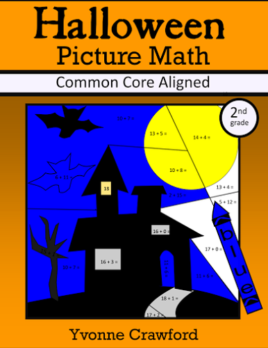 Halloween Color by Number (second grade) Color by Addition and Subtraction