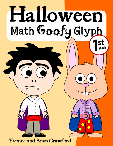 Halloween Math Goofy Glyph (1st grade Common Core)